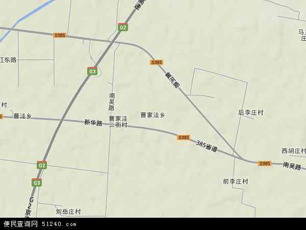 吴桥县村庄地图图片