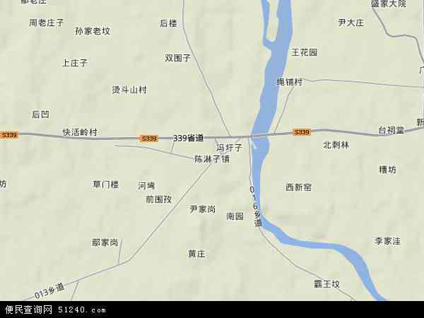 陈淋子镇地形图 - 陈淋子镇地形图高清版 - 2024年陈淋子镇地形图