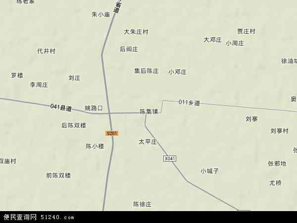 陈集镇地图图片