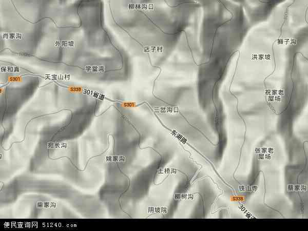 店子镇地形图 - 店子镇地形图高清版 - 2025年店子镇地形图