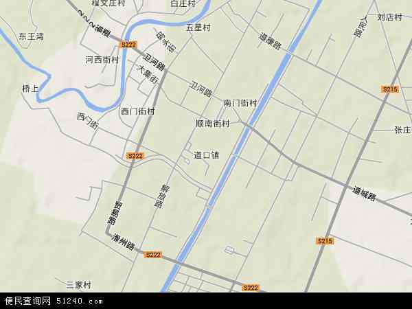 滑县道口详细地图图片