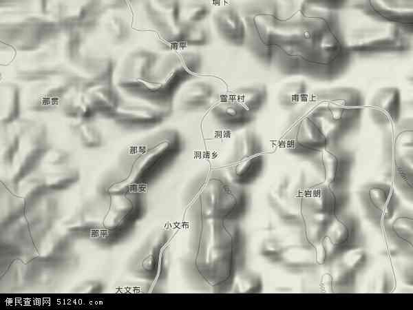 田阳县高清卫星地图图片