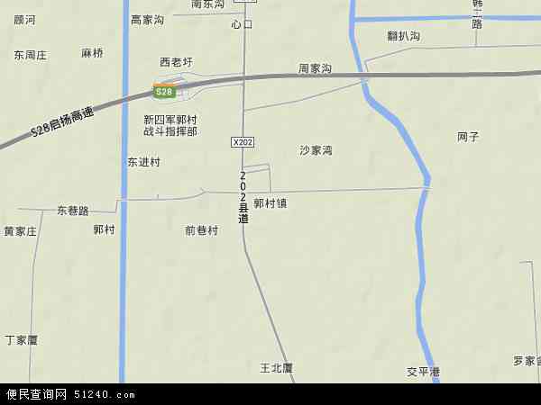 单县郭村镇地图图片