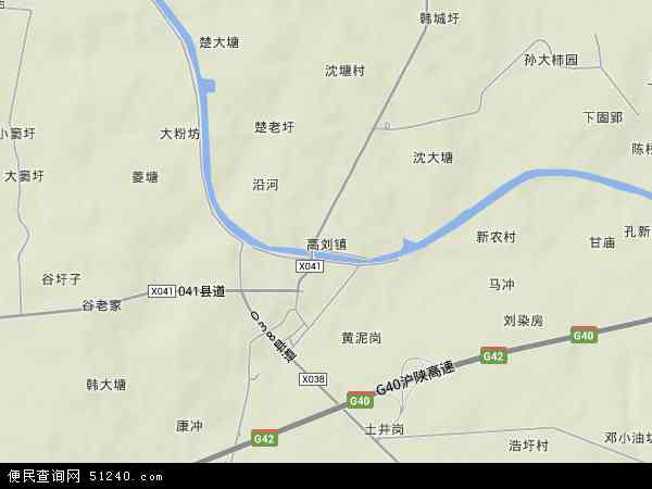 高刘镇地形图 - 高刘镇地形图高清版 - 2024年高刘镇地形图