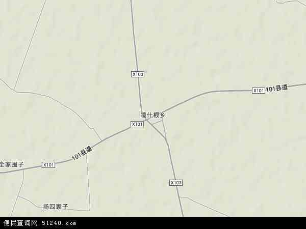 嘎什根乡地形图 - 嘎什根乡地形图高清版 - 2026年嘎什根乡地形图