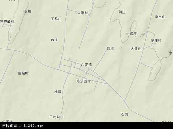 广阳镇地形图 - 广阳镇地形图高清版 - 2024年广阳镇地形图