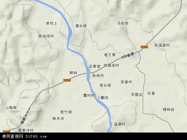 溆浦县观音阁镇地图图片