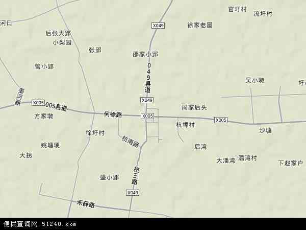 杭埠镇地形图 - 杭埠镇地形图高清版 - 2024年杭埠镇地形图