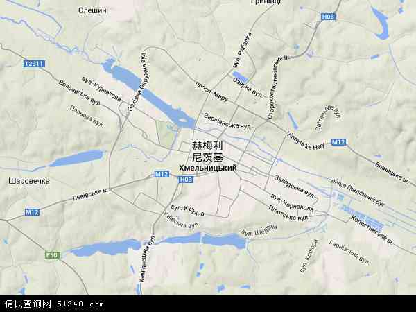 赫梅利尼茨基地形图 - 赫梅利尼茨基地形图高清版 - 2024年赫梅利尼茨基地形图