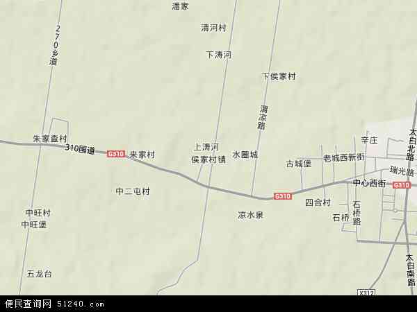 侯村镇地图图片