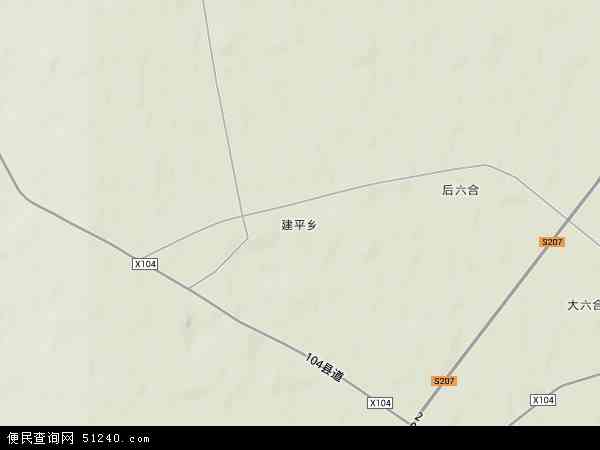 建平乡地形图 - 建平乡地形图高清版 - 2026年建平乡地形图