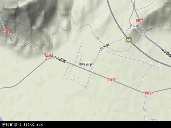 鸡鸣驿乡地形图 - 鸡鸣驿乡地形图高清版 - 2026年鸡鸣驿乡地形图