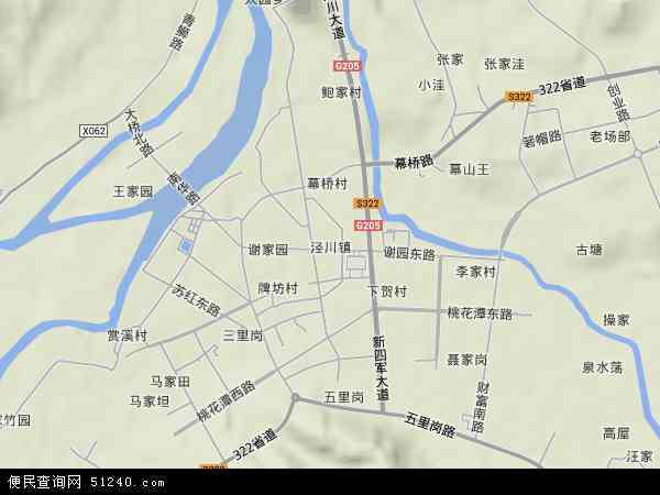 泾川镇地形图 - 泾川镇地形图高清版 - 2024年泾川镇地形图