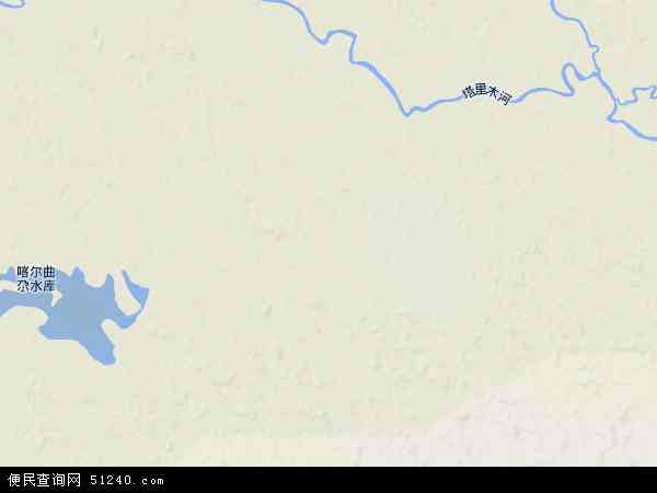 喀尔曲尕乡地形图 - 喀尔曲尕乡地形图高清版 - 2024年喀尔曲尕乡地形图