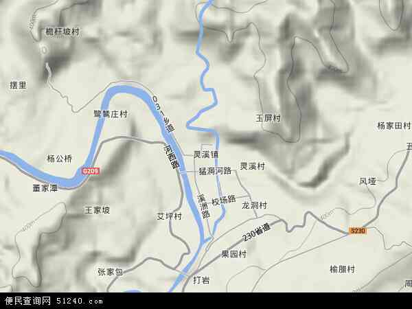 灵溪镇地图 