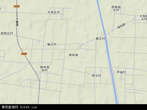 柳林镇地形图 - 柳林镇地形图高清版 - 2024年柳林镇地形图