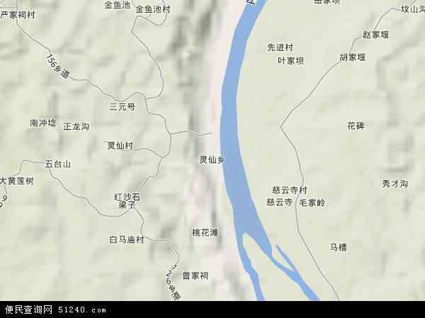 灵仙乡地形图 - 灵仙乡地形图高清版 - 2024年灵仙乡地形图
