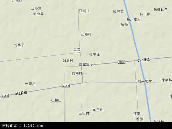 刘家集乡地形图 - 刘家集乡地形图高清版 - 2024年刘家集乡地形图