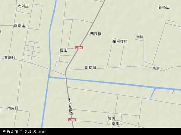 刘楼镇地形图 - 刘楼镇地形图高清版 - 2024年刘楼镇地形图