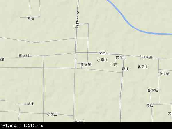 李寨镇地形图 - 李寨镇地形图高清版 - 2024年李寨镇地形图