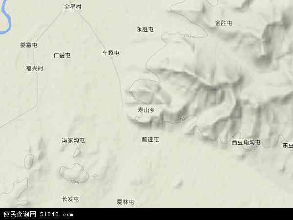 寿山乡地形图 - 寿山乡地形图高清版 - 2024年寿山乡地形图