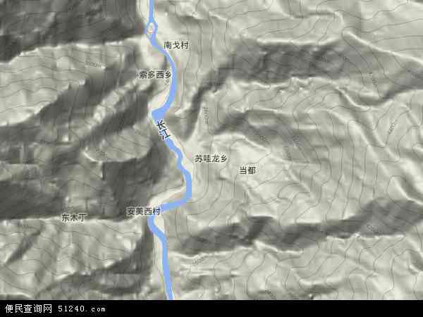 苏哇龙乡地形图 - 苏哇龙乡地形图高清版 - 2024年苏哇龙乡地形图