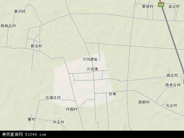 沙沟镇地图图片