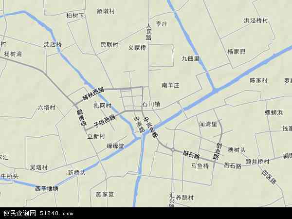 南石门镇地图图片