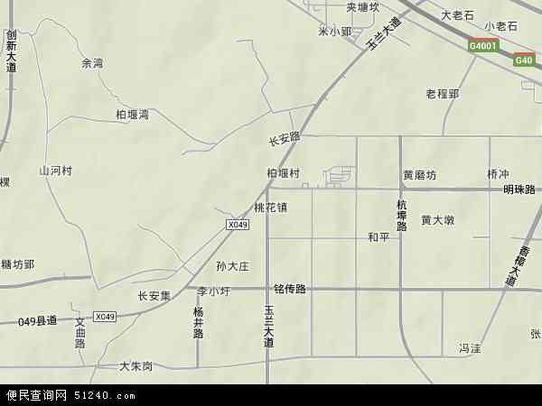 肥西桃花镇地图高清版图片