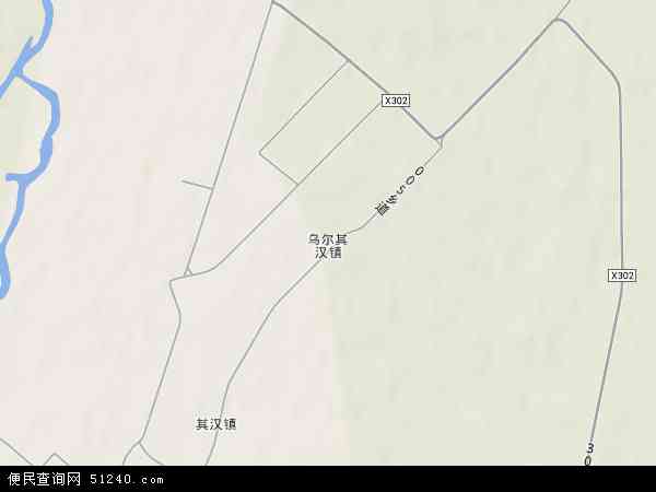 乌尔其汉镇地形图 - 乌尔其汉镇地形图高清版 - 2024年乌尔其汉镇地形图