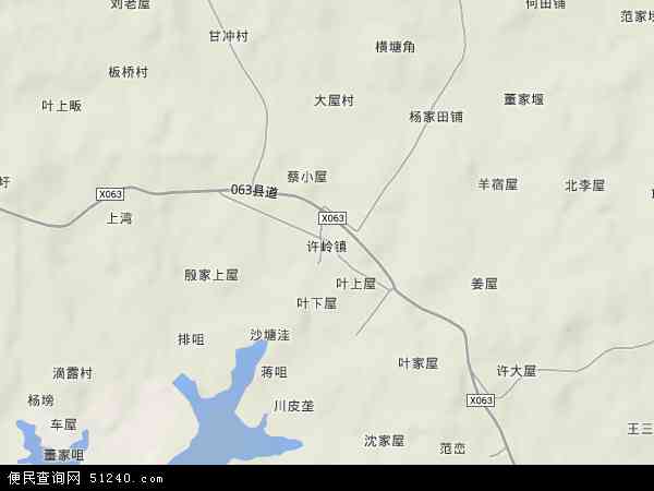 许岭镇地形图 - 许岭镇地形图高清版 - 2024年许岭镇地形图