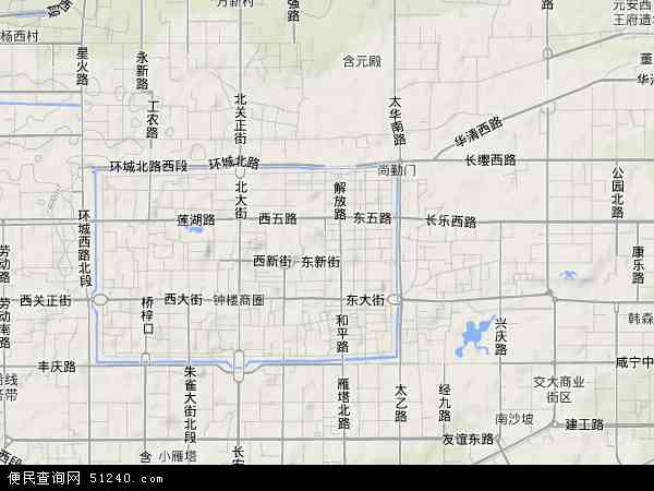 新城区地形图 - 新城区地形图高清版 - 2024年新城区地形图