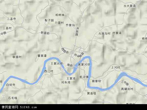 中国 四川省 绵阳市 三台县 西平镇本站收录有:2021西平镇卫星地图