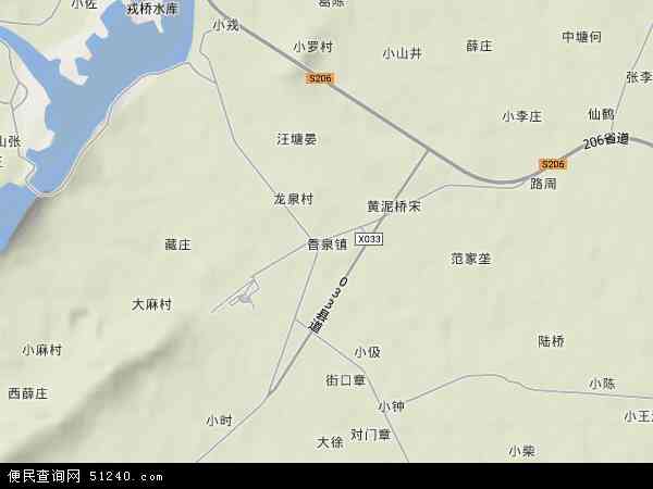 和县香泉镇地图图片