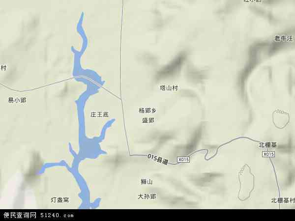 杨郢乡地形图 - 杨郢乡地形图高清版 - 2024年杨郢乡地形图