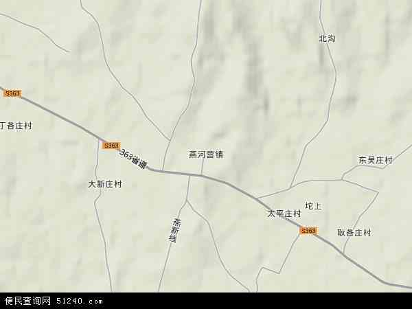 燕河营镇地形图 - 燕河营镇地形图高清版 - 2026年燕河营镇地形图