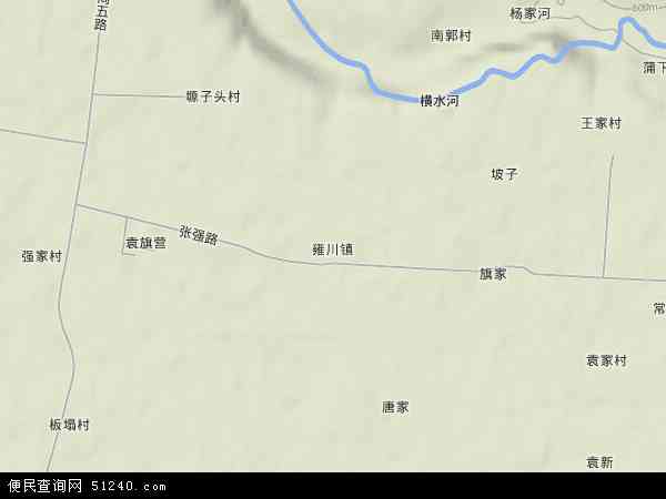 雍川镇地形图 - 雍川镇地形图高清版 - 2024年雍川镇地形图