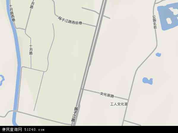 扬子江路地形图 - 扬子江路地形图高清版 - 2024年扬子江路地形图