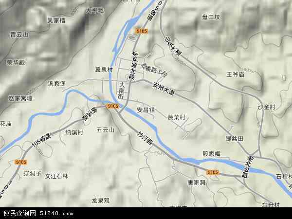 安昌镇地图图片
