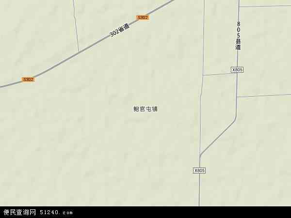 鲍官屯镇地形图 - 鲍官屯镇地形图高清版 - 2026年鲍官屯镇地形图