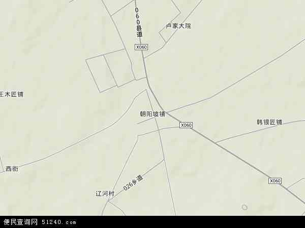 朝阳坡镇地形图 - 朝阳坡镇地形图高清版 - 2024年朝阳坡镇地形图