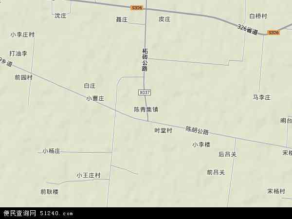 陈青集镇地形图 - 陈青集镇地形图高清版 - 2024年陈青集镇地形图