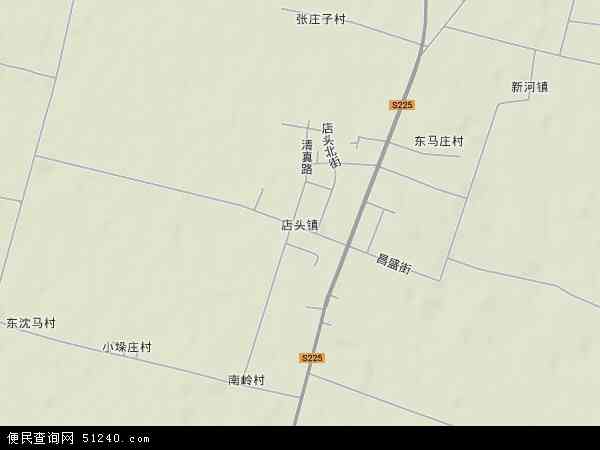 店头镇地形图 - 店头镇地形图高清版 - 2024年店头镇地形图