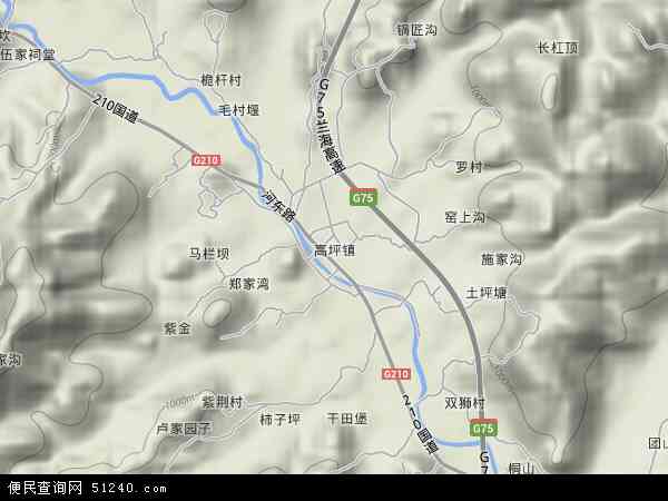 浏阳市高坪镇地图图片