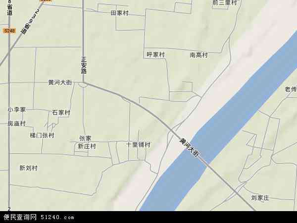黄河镇地形图 - 黄河镇地形图高清版 - 2024年黄河镇地形图