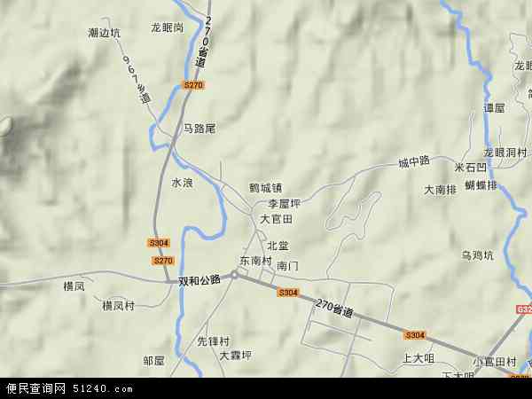 中国 广东省 江门市 鹤山市 鹤城镇本站收录有:2021鹤城镇卫星地图