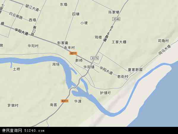 华阳镇地形图 - 华阳镇地形图高清版 - 2024年华阳镇地形图