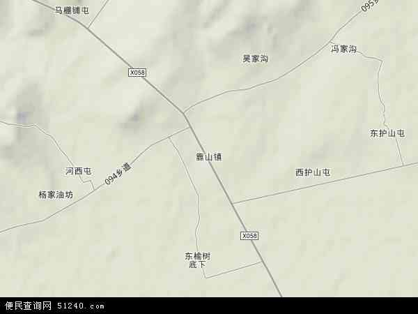 靠山镇地形图 - 靠山镇地形图高清版 - 2024年靠山镇地形图