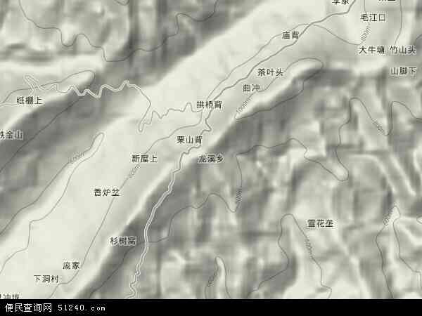 龙溪乡地形图 - 龙溪乡地形图高清版 - 2026年龙溪乡地形图