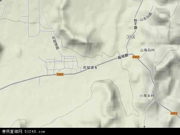 刘斌堡乡地形图 - 刘斌堡乡地形图高清版 - 2024年刘斌堡乡地形图